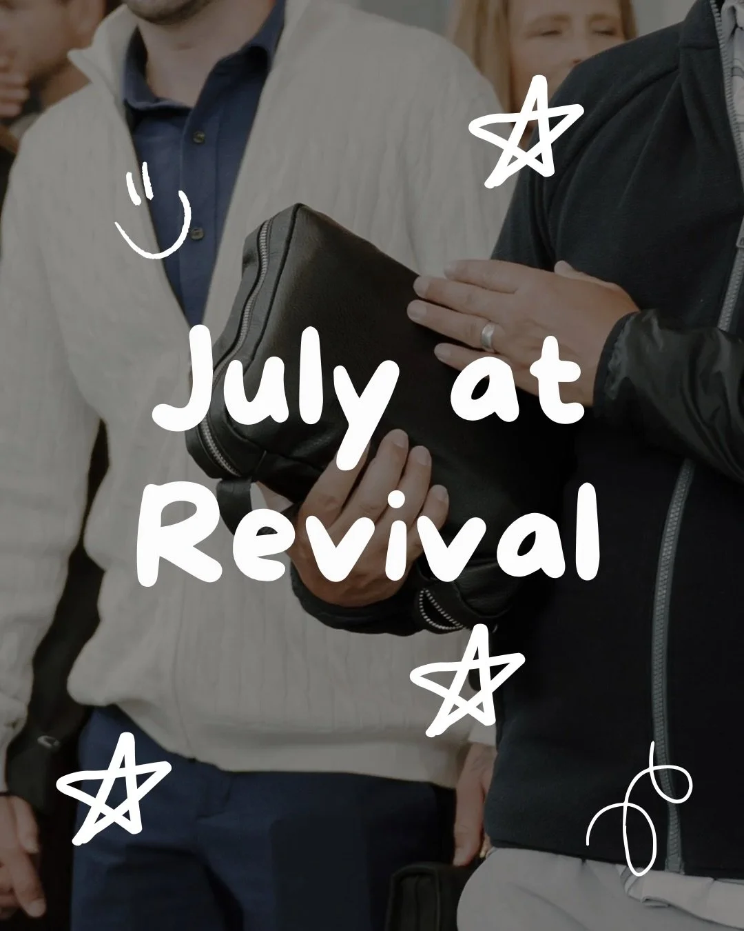July at Revival 🕊️

This month is full of opportunities to grow in your faith, build real community, and encounter God.

From Sunday gatherings and Summer Communities to everything happening throughout the month, there&rsquo;s a place for you.

Don&