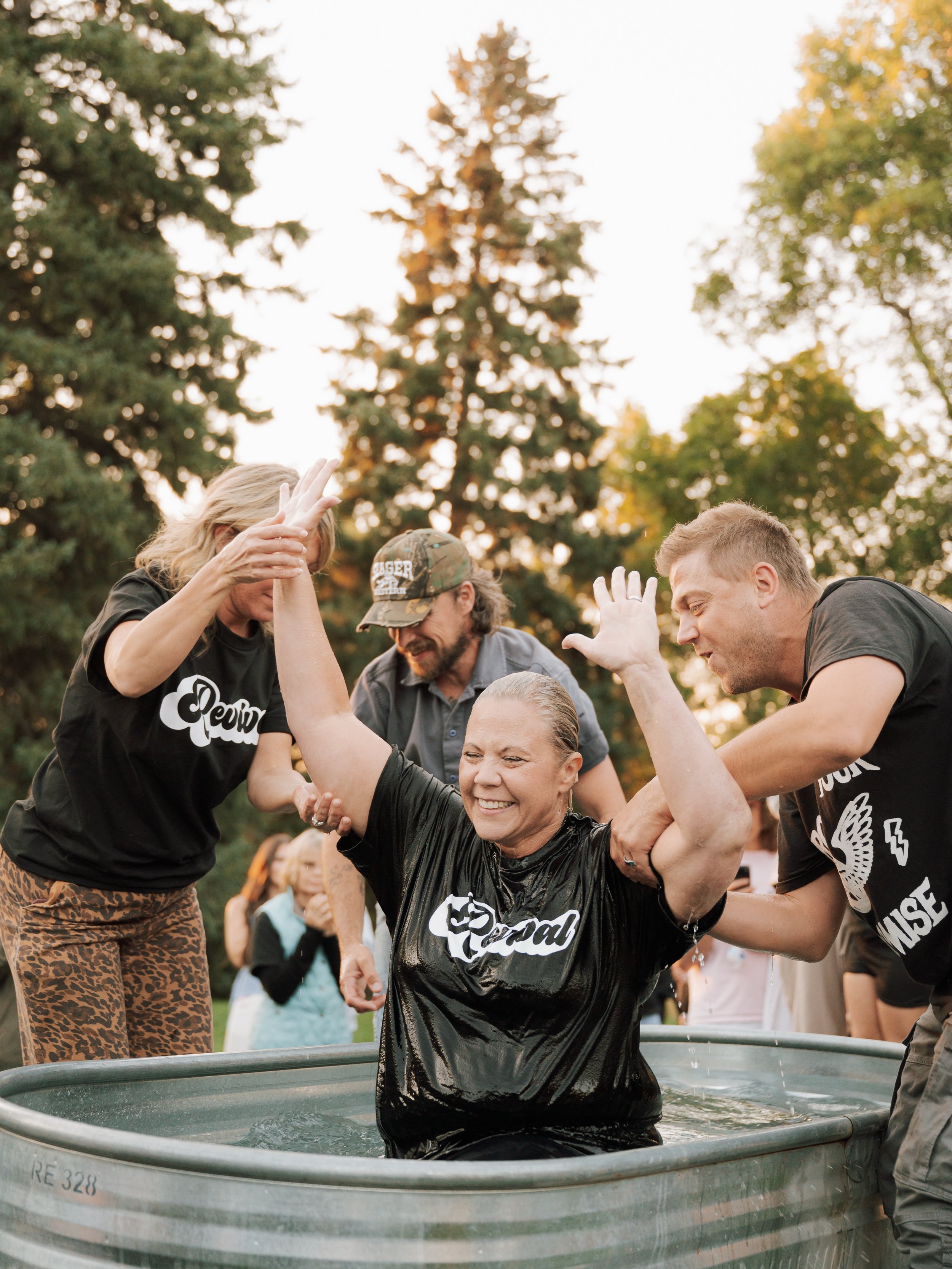 Heaven met earth last night.

35 people baptized. Salvations. Restoration. Freedom. Lives forever changed by the presence of Jesus.

From Sunday morning to worship in the park, the Spirit moved so powerfully. We watched people surrender to Jesus, ste