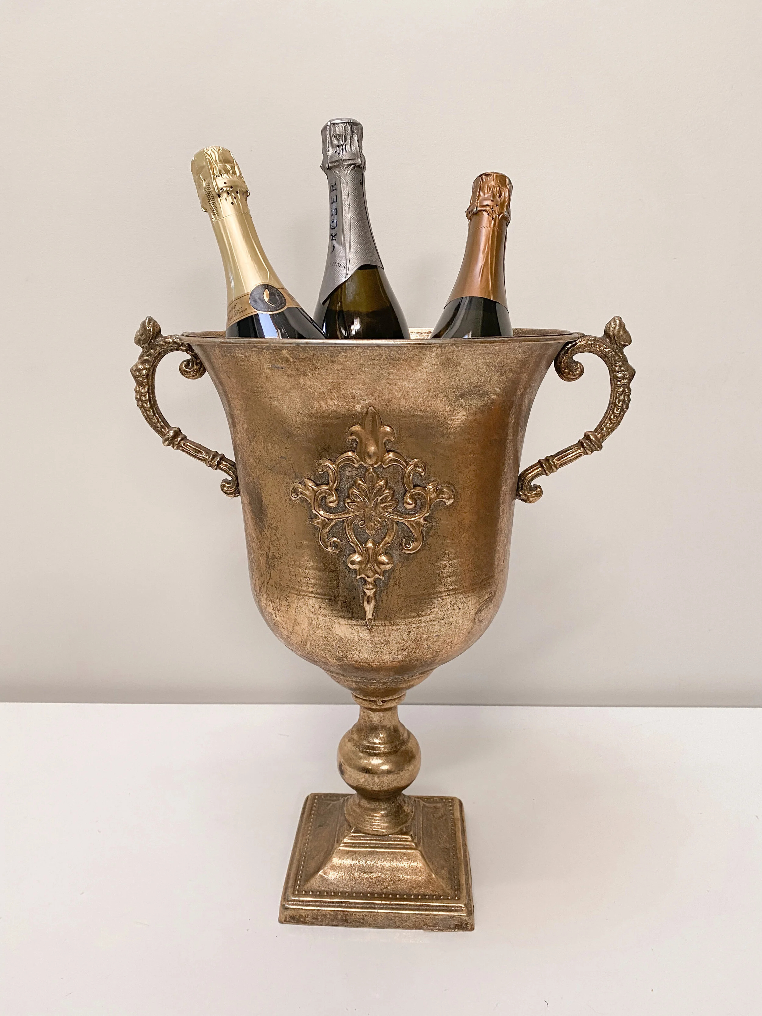 Vintage Brass Champagne Bucket — Events to Adore