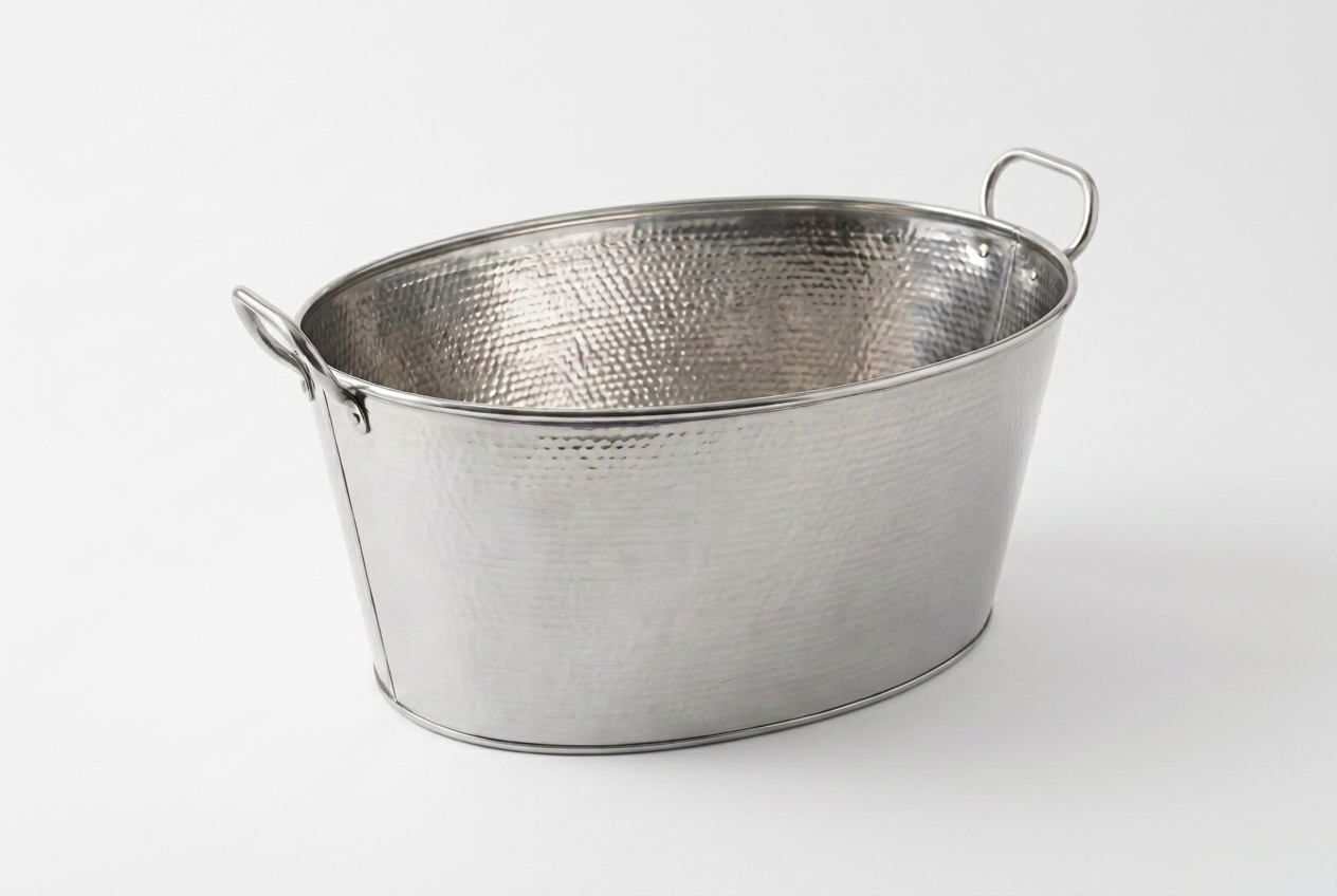 Silver Drinks Tub
