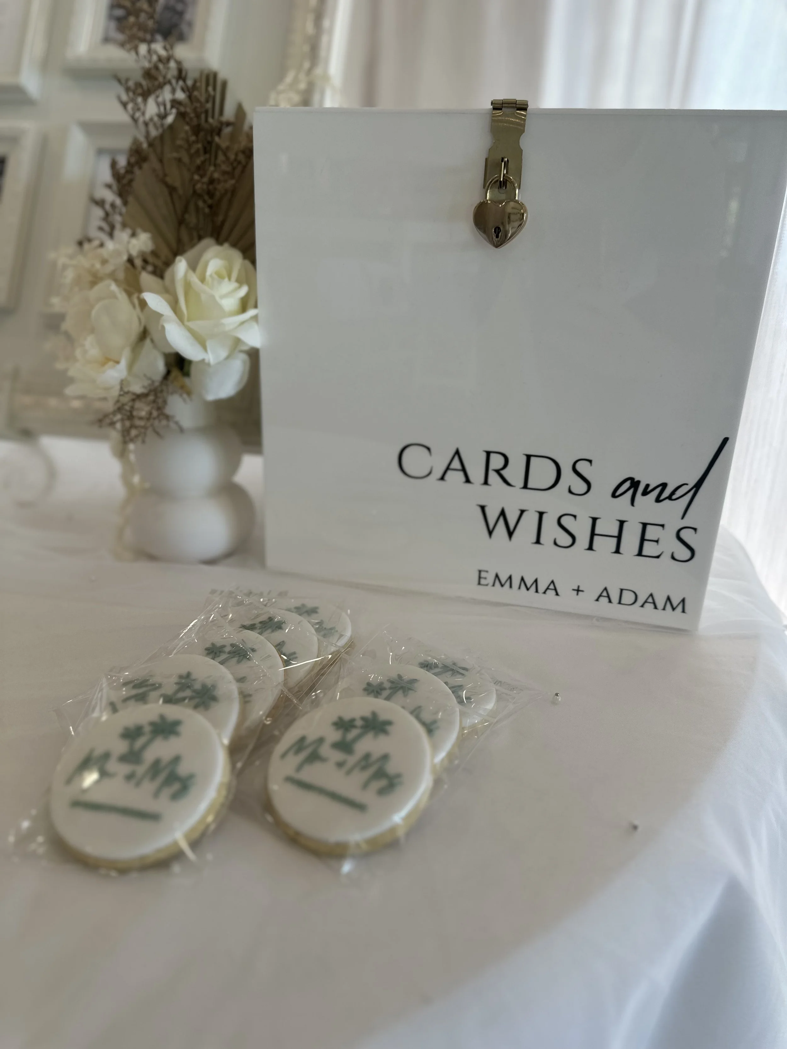 White Acrylic Wishing Well