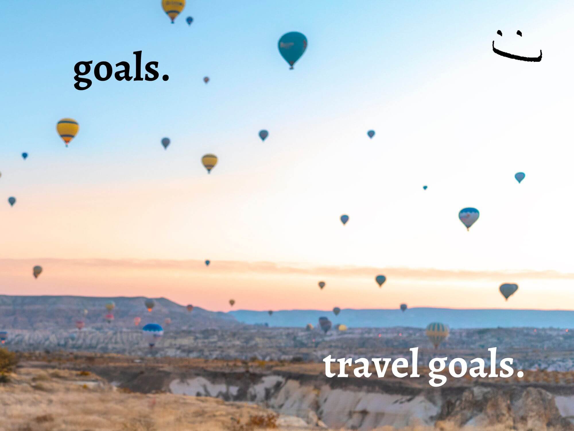 travel goals synonyms