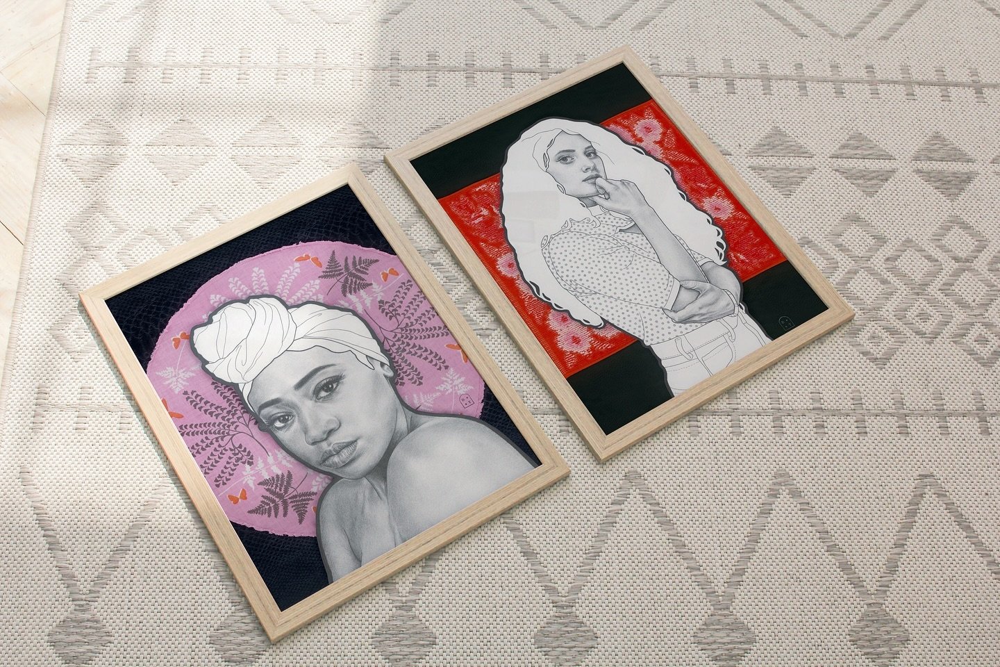 🚨after 6+ years I have finally decided to make prints of my mixed-media ladies for the first time!!

I&rsquo;ve gotten many requests over the years but have largely dismissed them, thinking my work wouldn&rsquo;t translate into prints. It has taken 