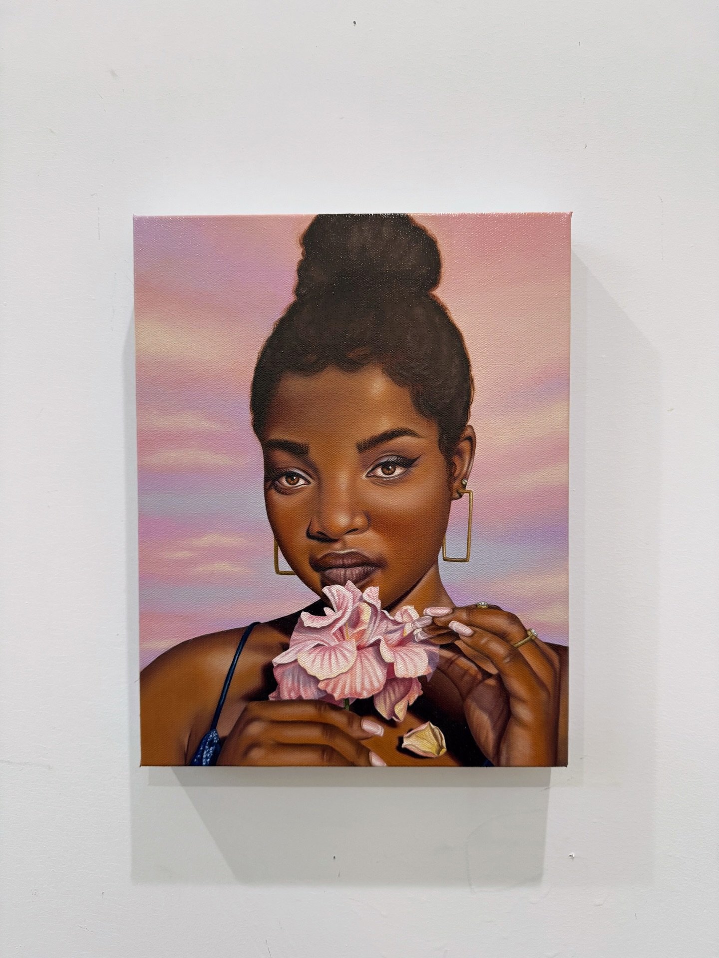 &ldquo;love me, love me not&rdquo; was the second oil painting I ever did after transitioning away from graphite/pencil portraits this past year. while she certainly isn&rsquo;t perfect (and maaan did she challenge me), I learned a lot about oil pain