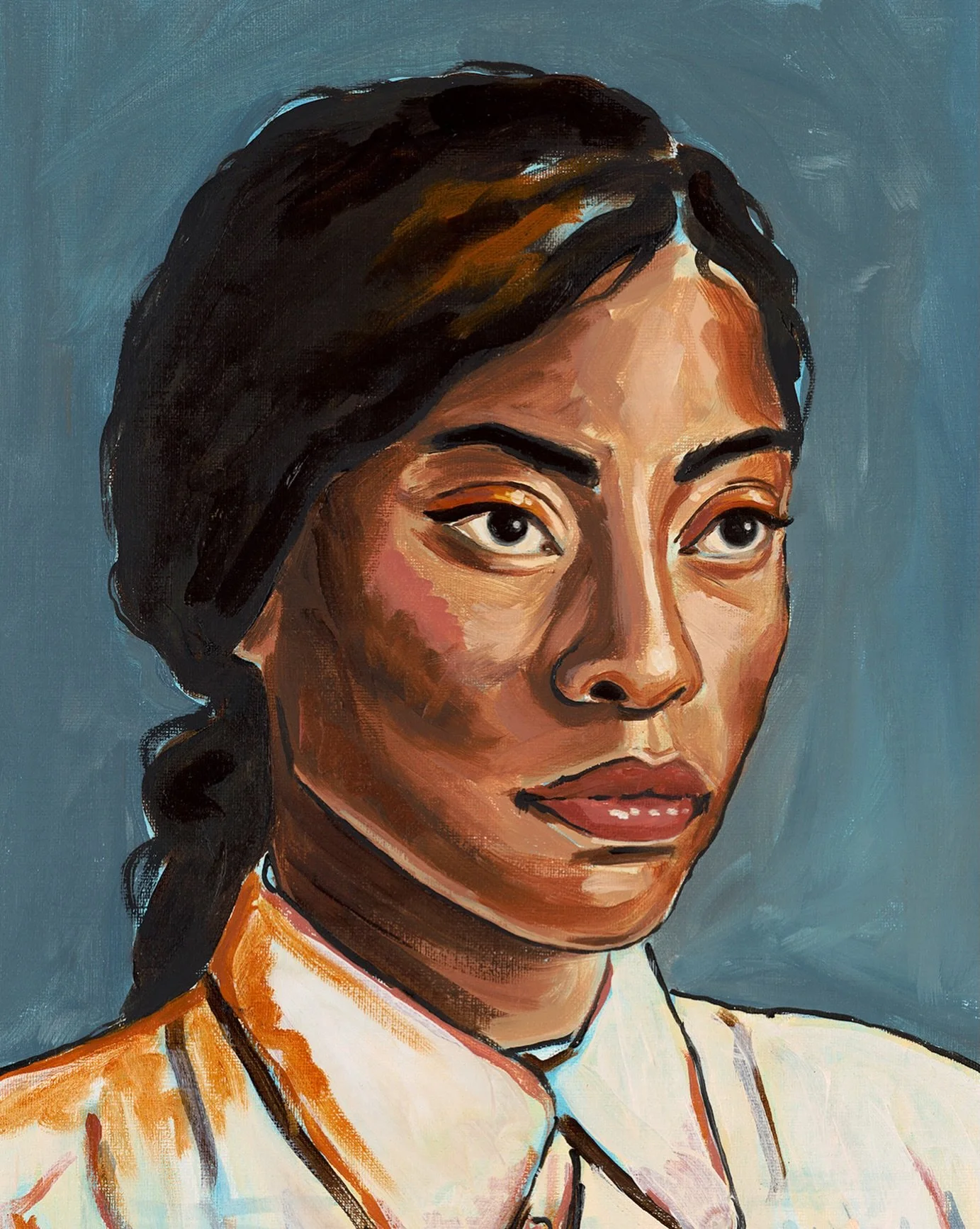 La Femme, 2025
oil on panel, custom frame
13x17&rdquo;

#figurativeart #portraitpainting #losangelesartist