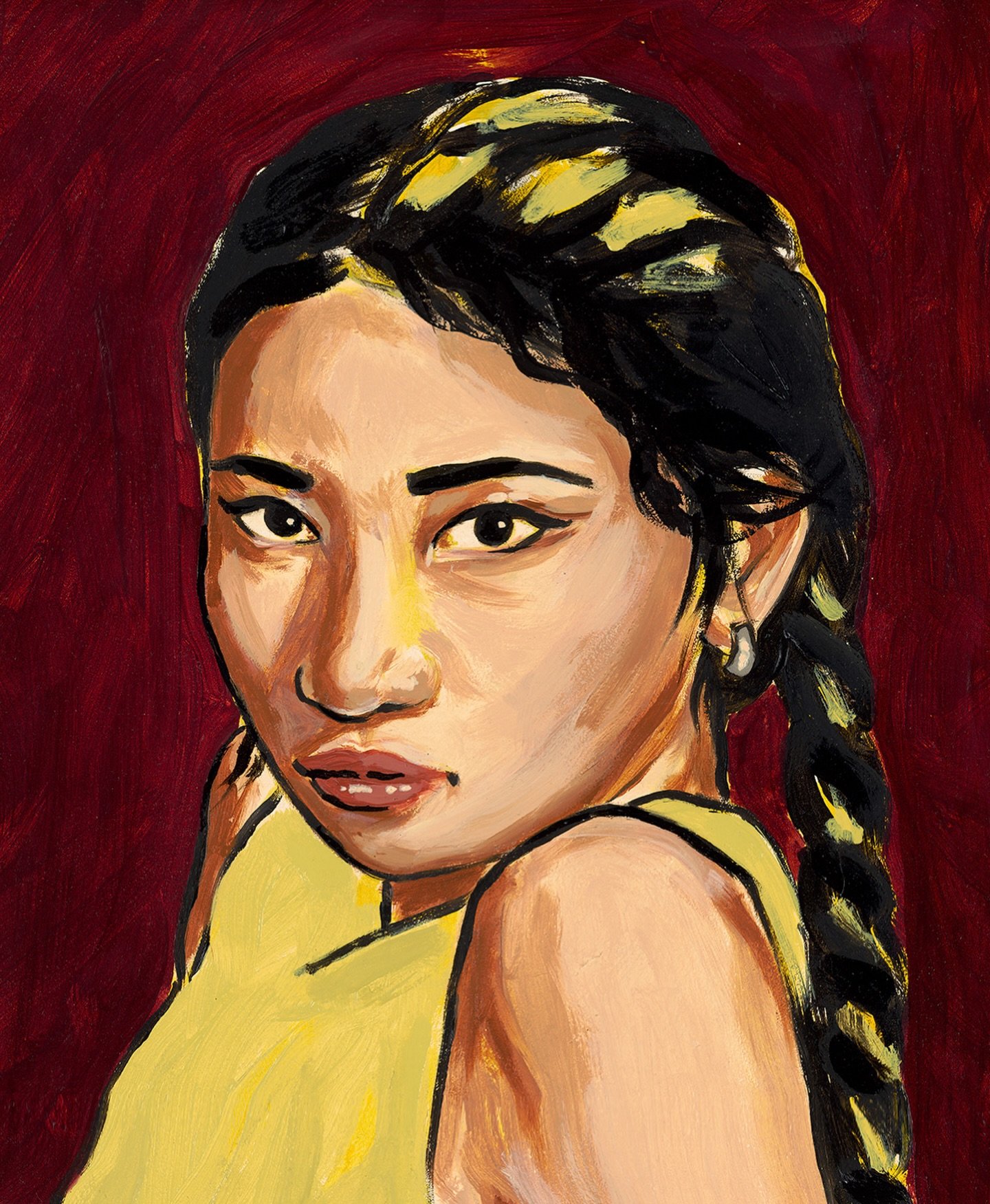 fille en vert, 2025
oil on panel, custom frame
9x11&rdquo;

#figurativeart #portraitpainting #losangelesartist