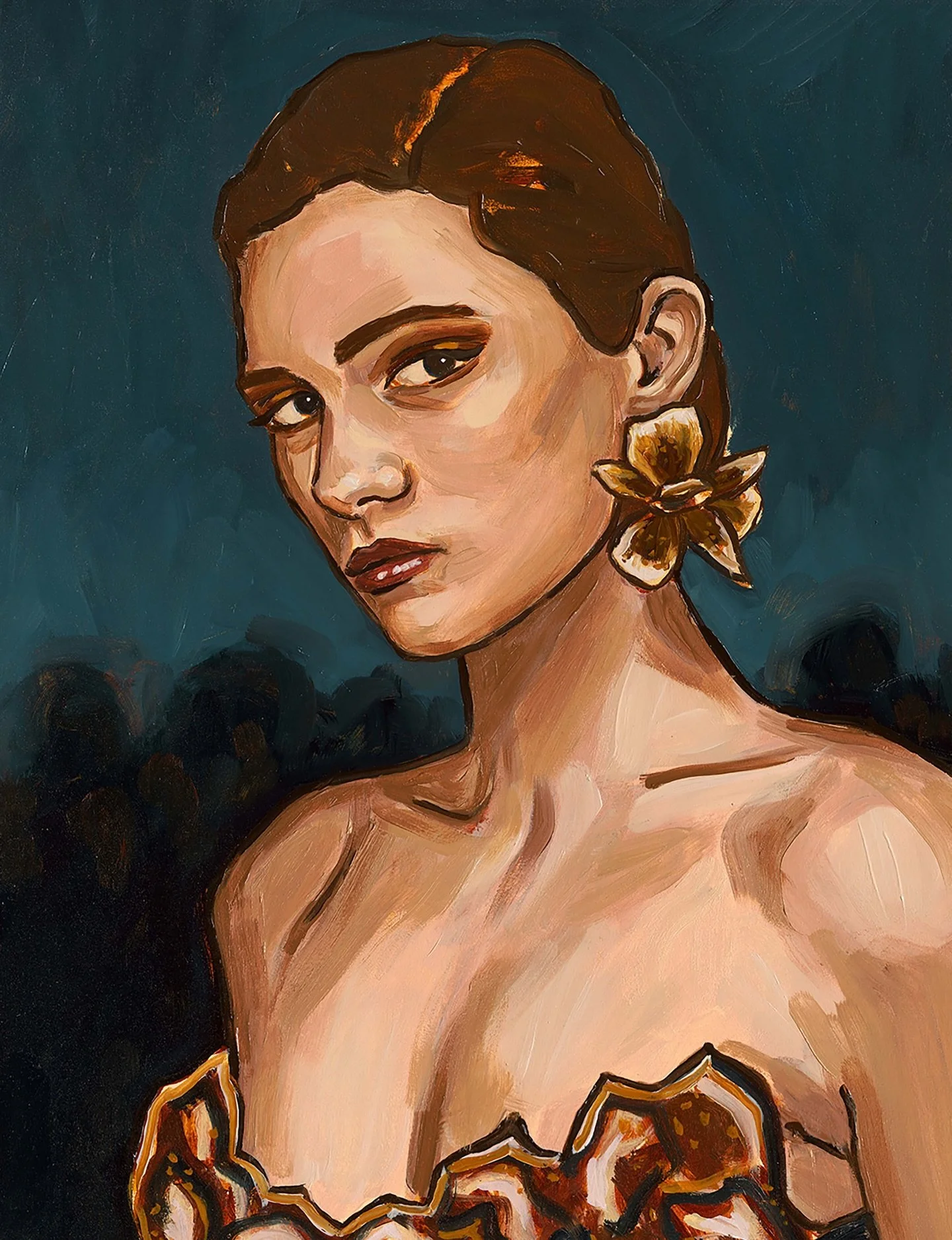 Mulholland Blue, 2026
13x17&rdquo;
Oil on panel, custom frame

Recently on view at the @dorado.806 California Dreaming exhibition

#figurativeart #portraitpainting #losangelesartist