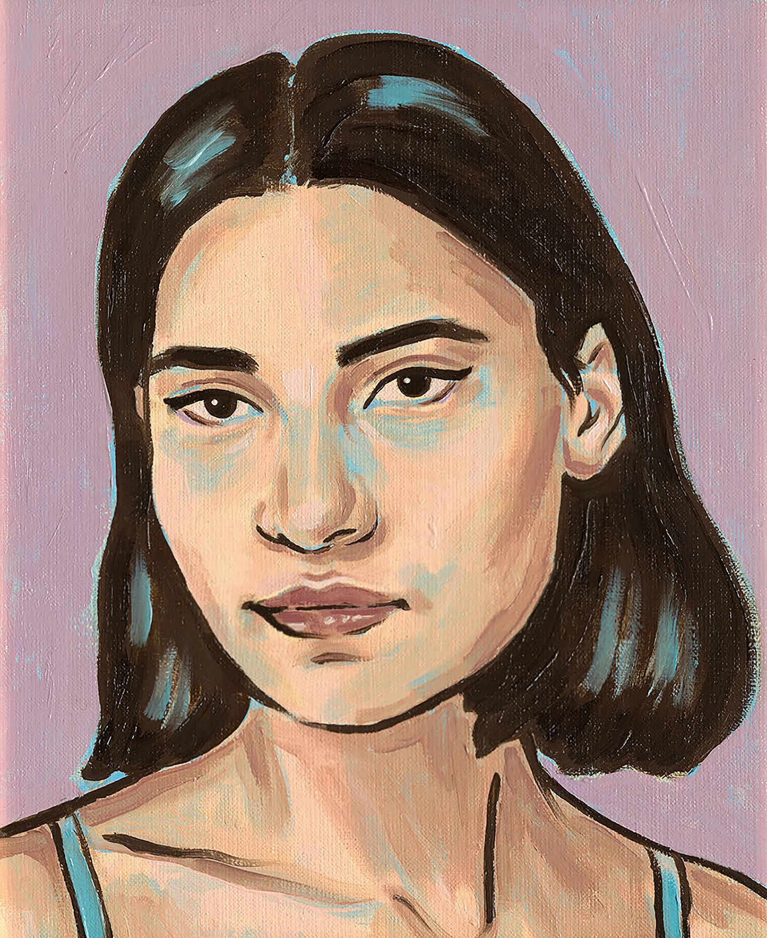 Pacific Blush, 2026
oil on canvas, custom frame
9x11&rdquo;

#figurativeart #portraitpainting #losangelesartist