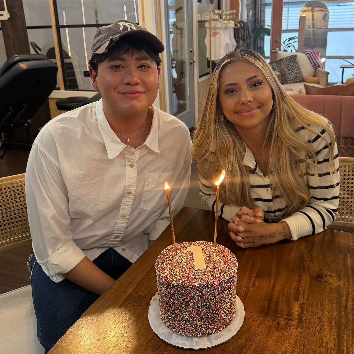 Join us in wishing a Happy 1 Year since @thatinkboy and @delicatelyscripted joined Kattitude Studio! π These two peas in a pod have grown so much not just in their crafts, but also as amazing humans and team members. We’re so happy and gratefu