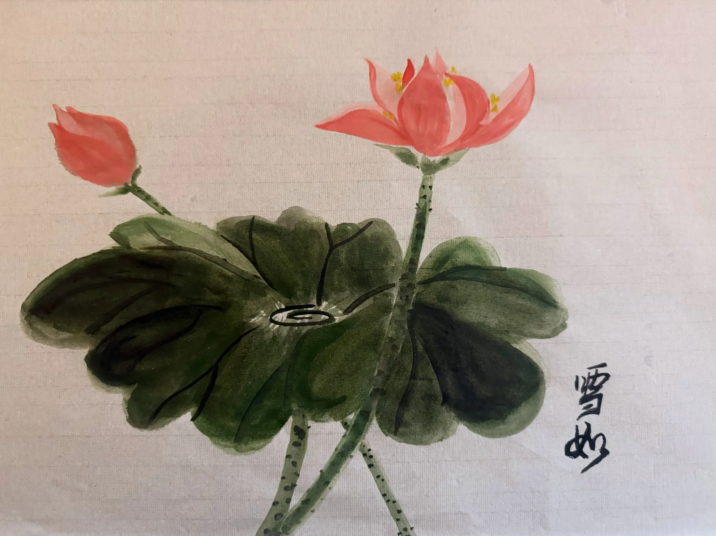 Lotus season has passed, but I&rsquo;m still working on them. Moving on to leaves and pumpkins and pine, soon. Launching an online web gallery in a month or so.
