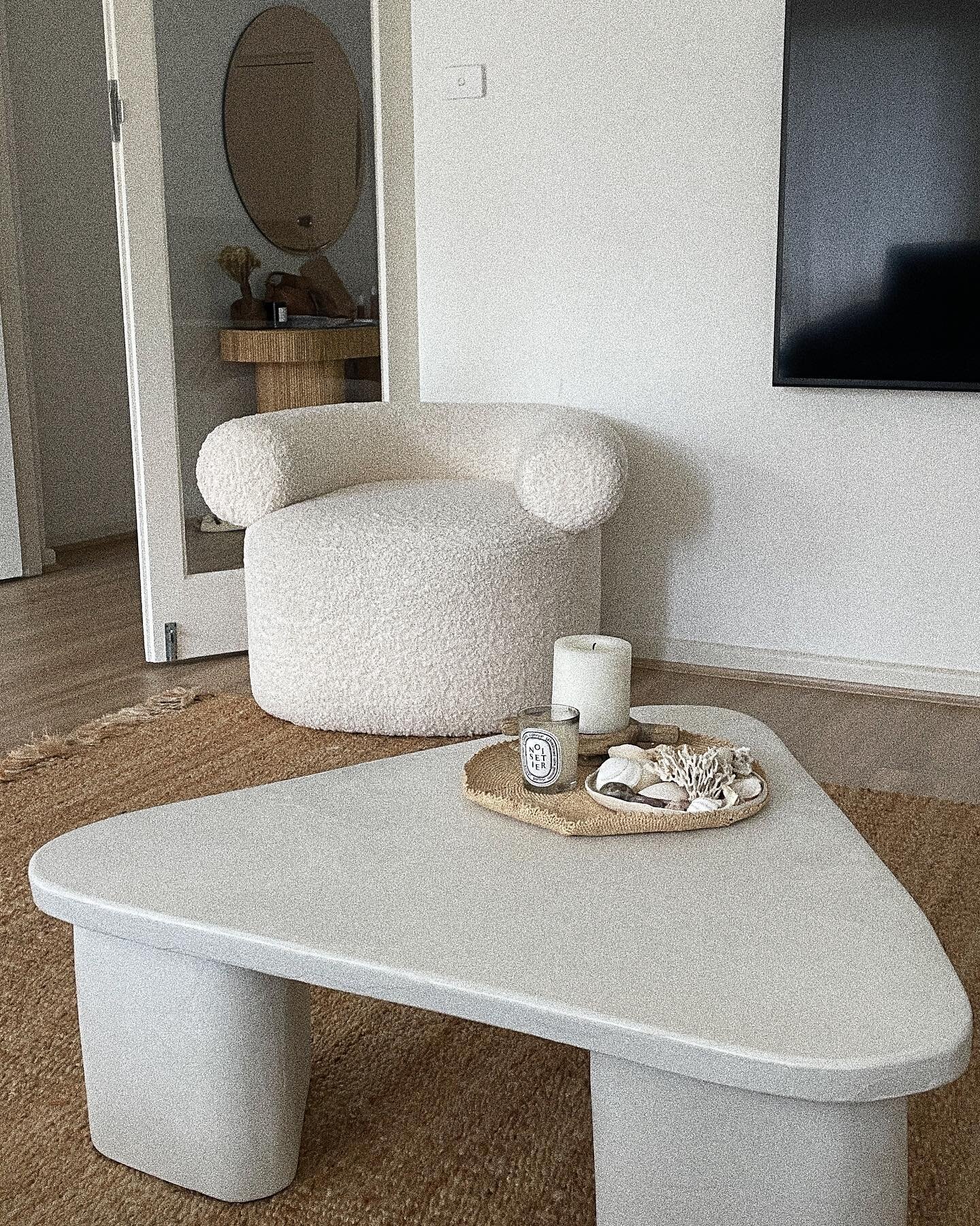 Home 🤍 #interiors #interiordesign #interiorstyling #furniture #furnituredesign #minimal #simple #elegant #plasterfurniture #plaster #whiteonwhite #sydney #australia