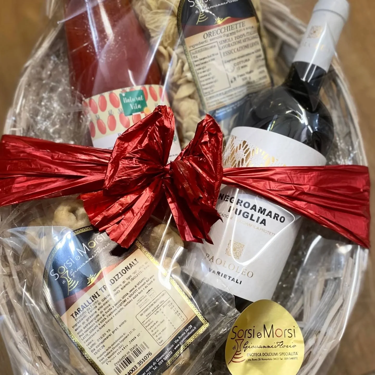 Ceste regalo disponibili in negozio