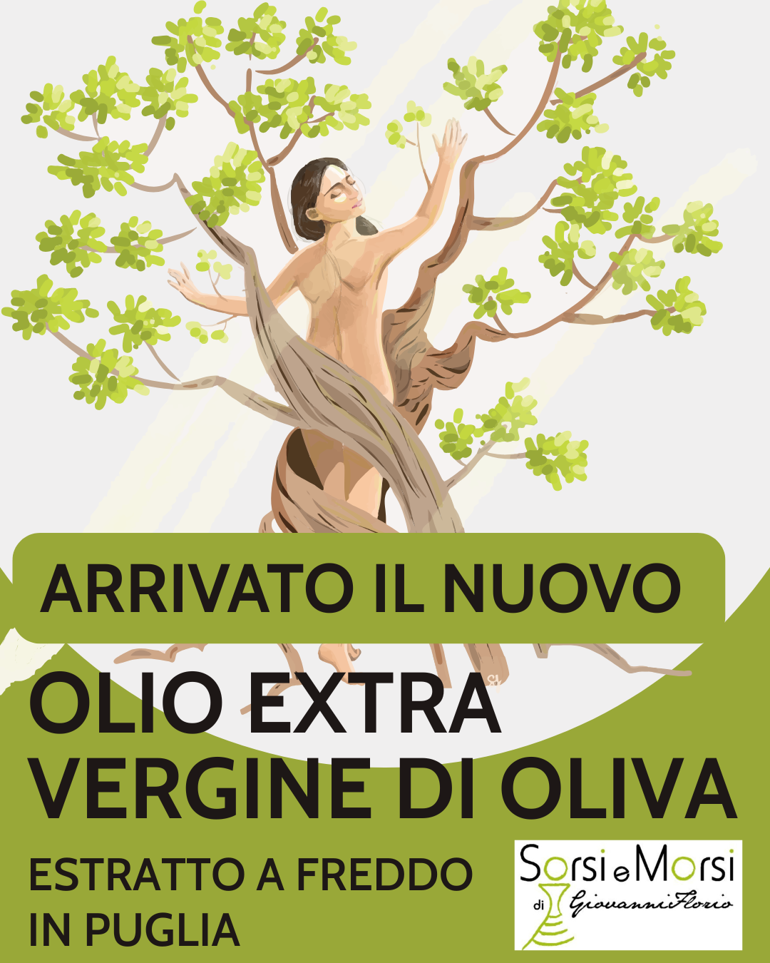 E’ arrivato l’Olio Extra Vergine NUOVO