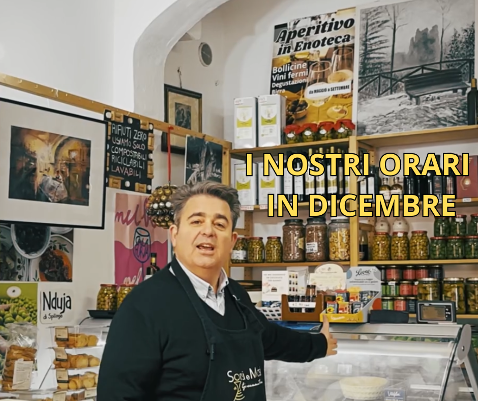 In Dicembre Negozio Aperto tutti i giorni
