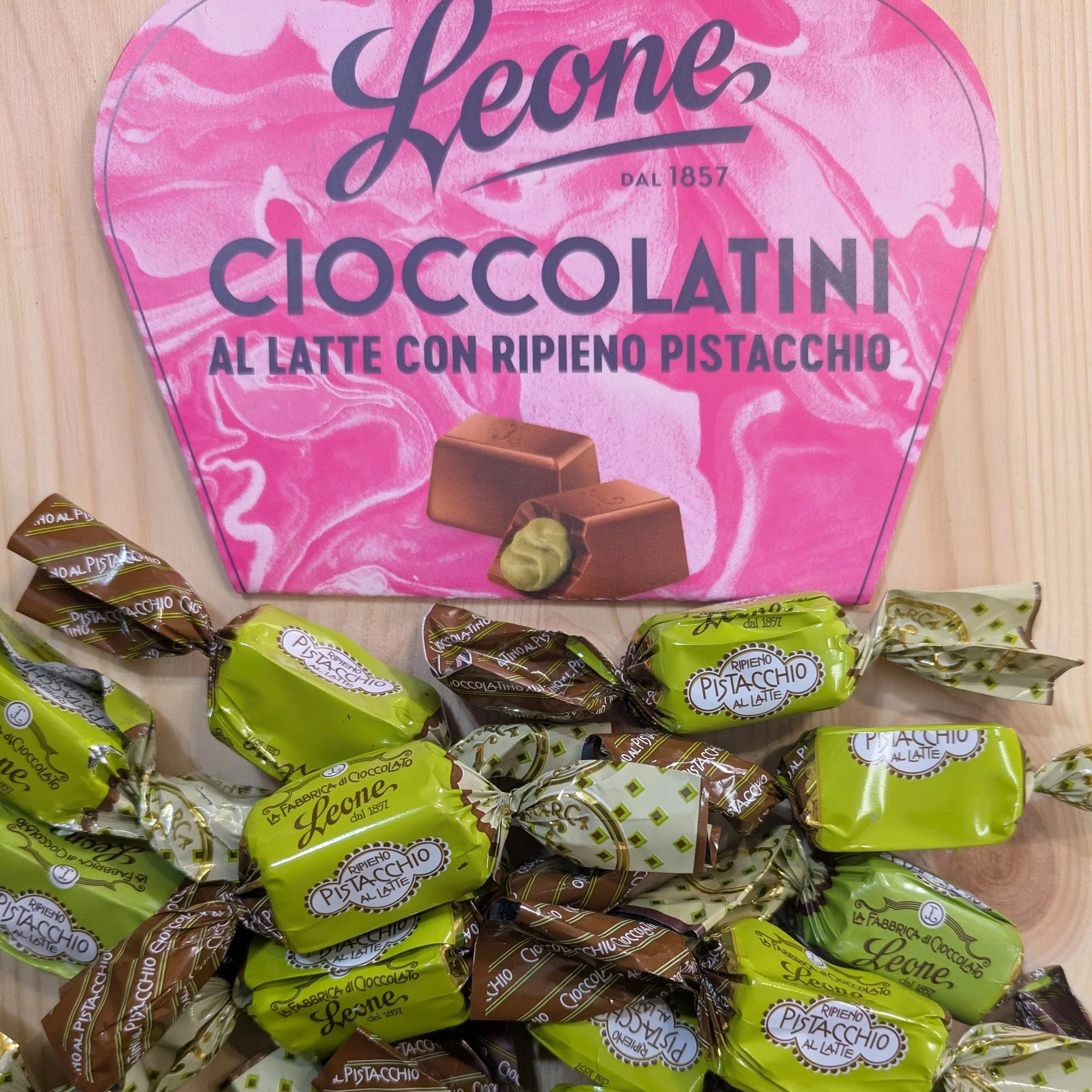 Cioaccolatini al PIstacchio Leone