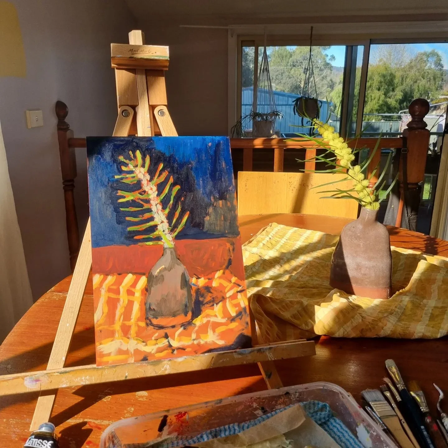 ~ WIP/Wattle Season ~

Afternoon golden glow on the new WIP.

#acrylicpainting #stilllifepainter #australianemergingartist #wattle #handmadeceramics