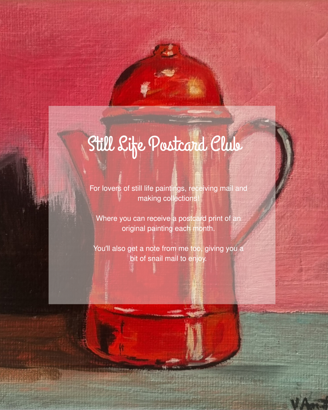 Still Life Postcard Club