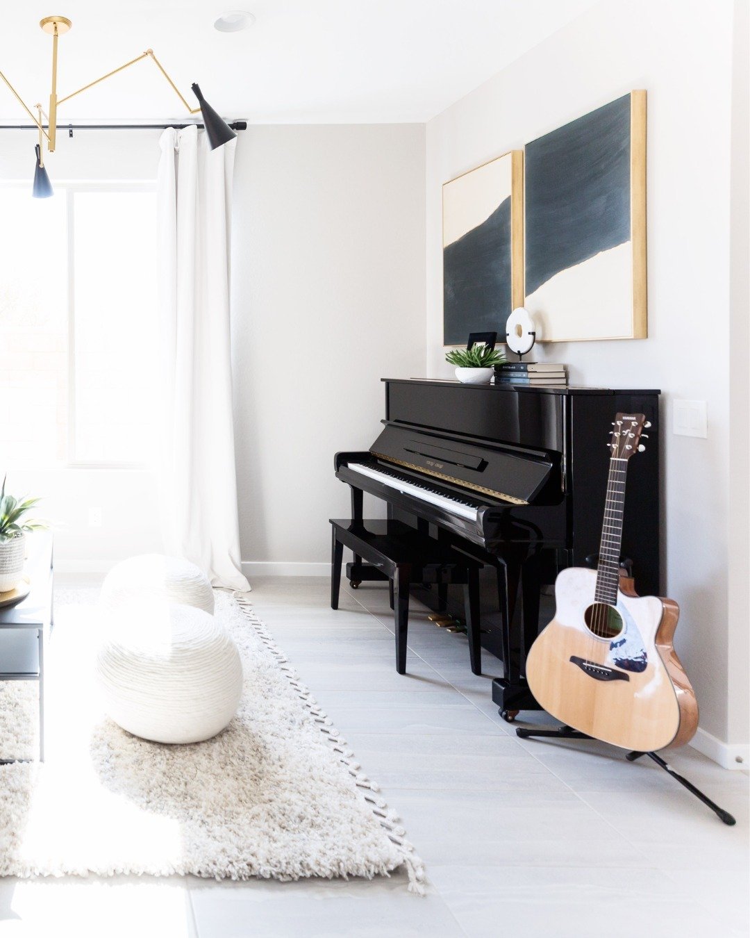 We love bringing our clients&rsquo; passions into their homes.

When we found out this client's daughter was a music enthusiast 🎶 we knew we had to incorporate the piano and guitar into the design.

If you ask us, working with a client is not just a