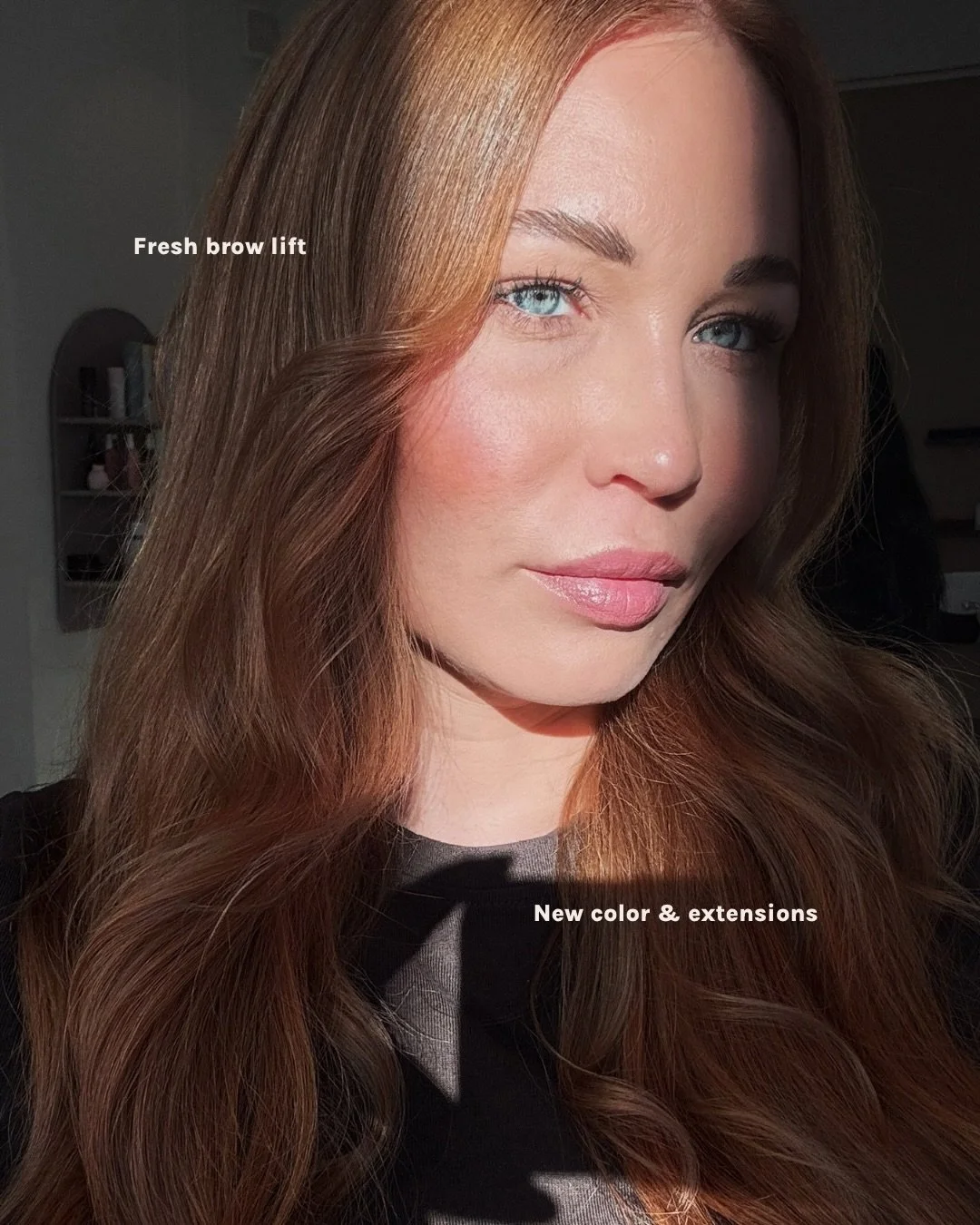 What a transformation! ❤️&zwj;🔥

Asiakkaalle tehtiin brow lift, v&auml;rj&auml;ttiin uusi v&auml;ri ja lis&auml;ksi asensimme pidennykset.

My&ouml;s hiustenpidennyksi&auml; on mahdollista s&auml;vytt&auml;&auml;, jotta saadaan t&auml;ydellinen matc