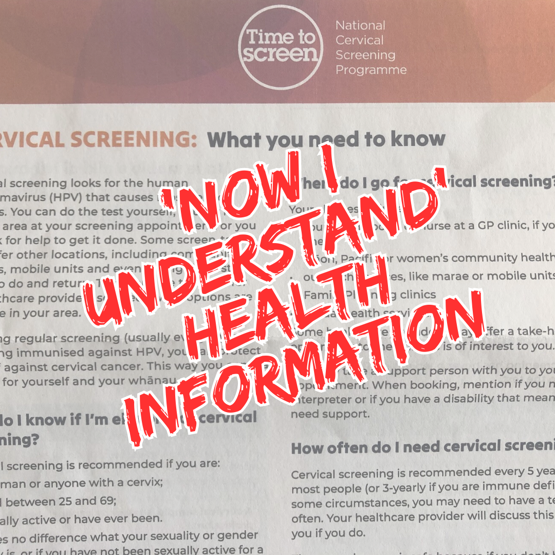       
  
    'Now I understand' health information  This infosheet about cervical screening was surprisingly fascinating reading.  Over 4 pages, the authors took me from "Ho hum, another health pamphlet" to "I never knew that" to 'Wow! This is so us
