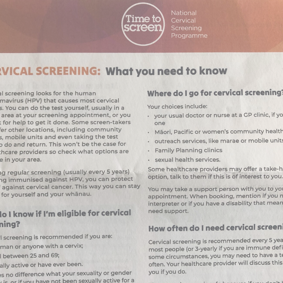      
  
    'Now I understand' health information  This infosheet about cervical screening was surprisingly fascinating reading.  Over 4 pages, the authors took me from "Ho hum, another health pamphlet" to "I never knew that" to 'Wow! This is so us