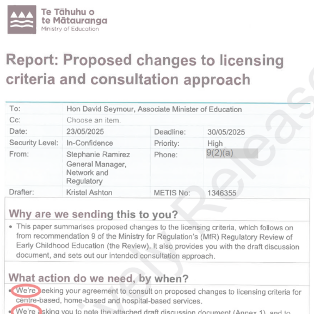       
  
    Spoken style in a formal document  I've never seen this before. I've wanted to, but I never have.  In a briefing to David Seymour, the Ministry of Education uses contractions ( we're  rather than  we are ).  Formal situation. Spoken lan