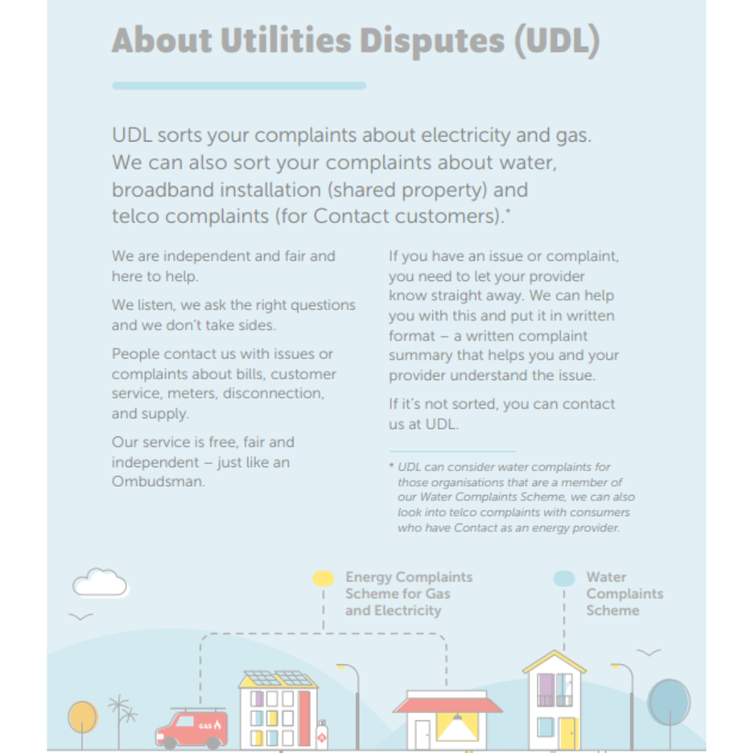       
  
   
 A friendly 'About us' 
 This pamphlet from Tautohetohe Whaipainga Utilities Disputes explains what they're about in a few clear paragraphs.   They write like they speak   They've chosen language that comes across as approachable and su