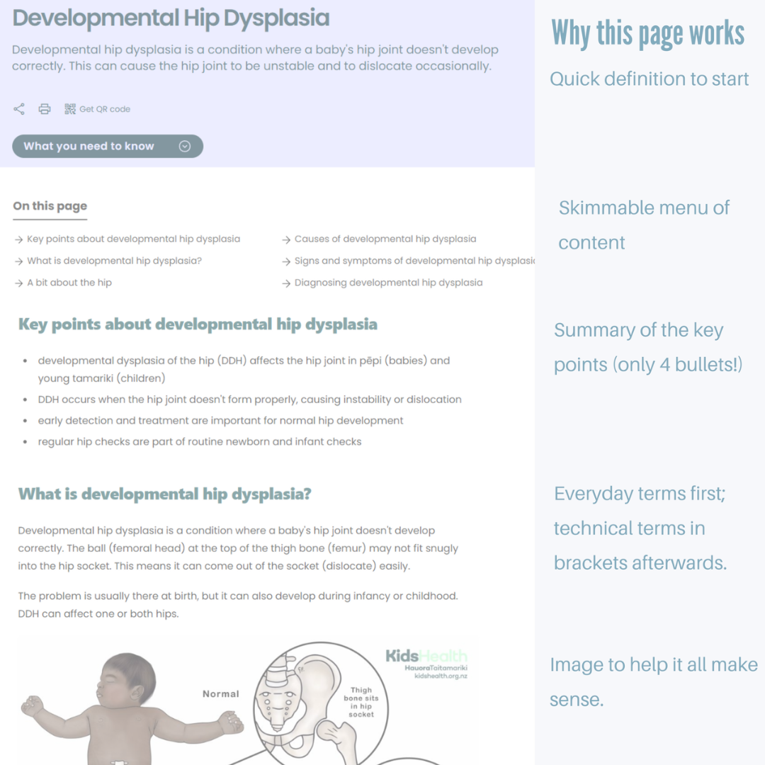       
  
    Helping parents understand kids' illnesses  KidsHealth is a fantastic plain-language resource for parents.&nbsp;  It deserves its spot as a finalist in the Awards' Best Plain Language Website — Private Sector category!  Classic inverted