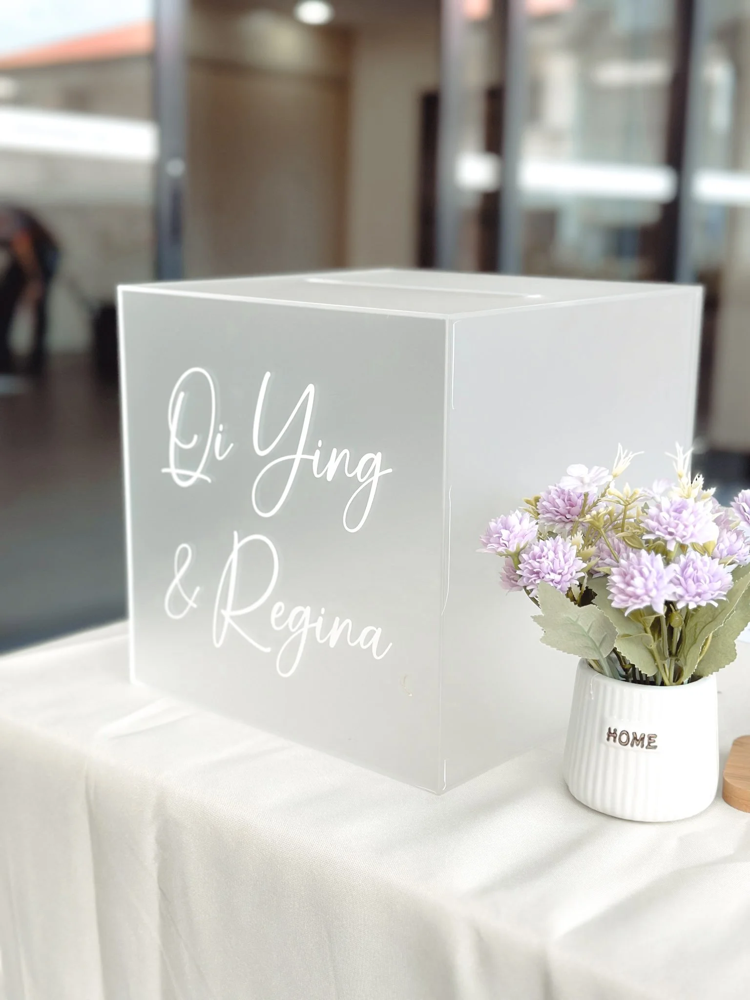 customised angbao box for a wedding in singapore