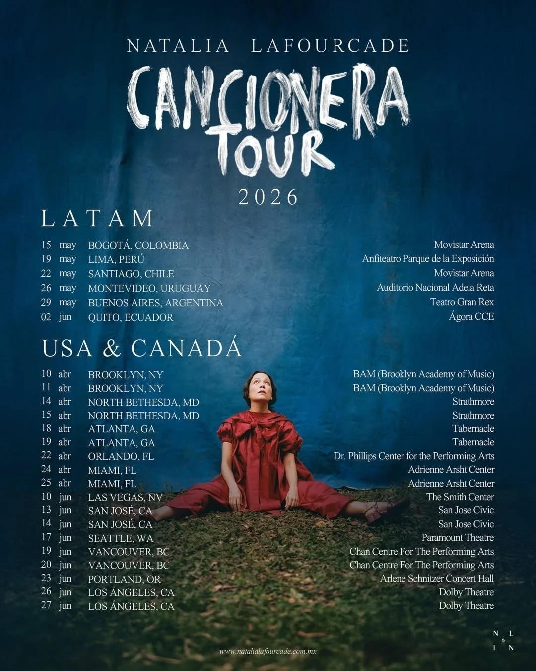 La cantante mexicana se presentará en Estados Unidos, Latinoamérica y Canadá en los próximos meses