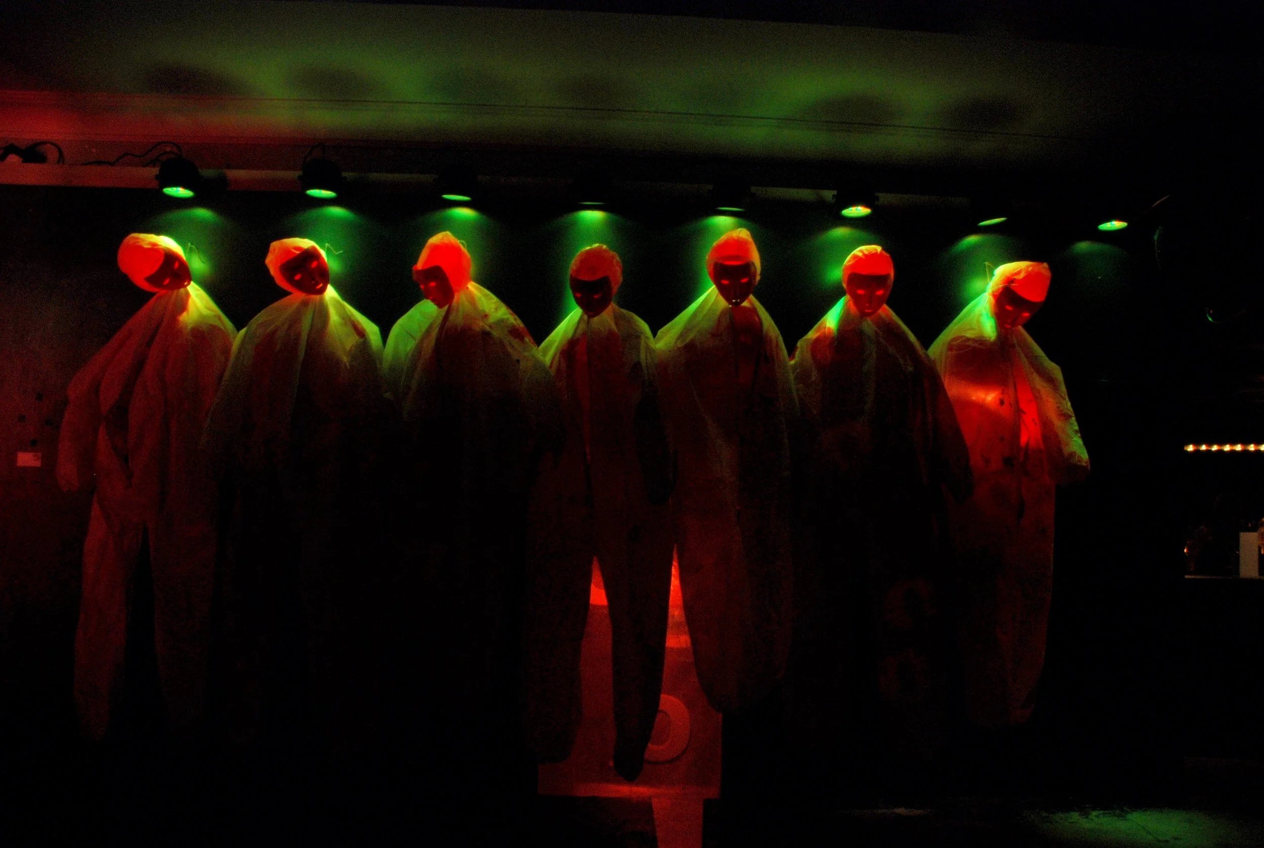 The Seven Deadly Sins _ Installation / boiler suits, silicon, plastic / 2007 I Original 4 I UK