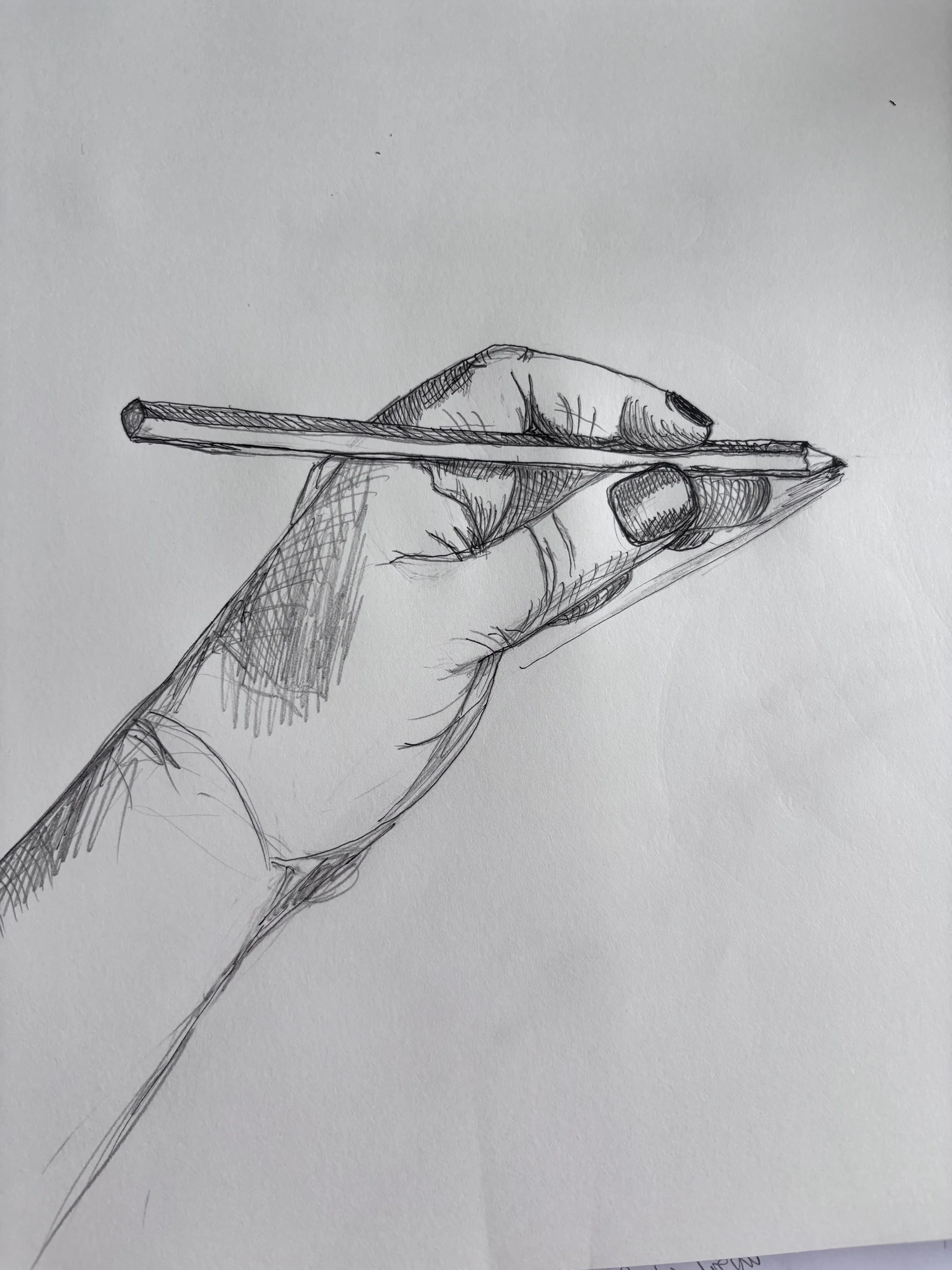 ITS RIGHT THERE / Paper / Pencil / 40cm x 40m / 2025