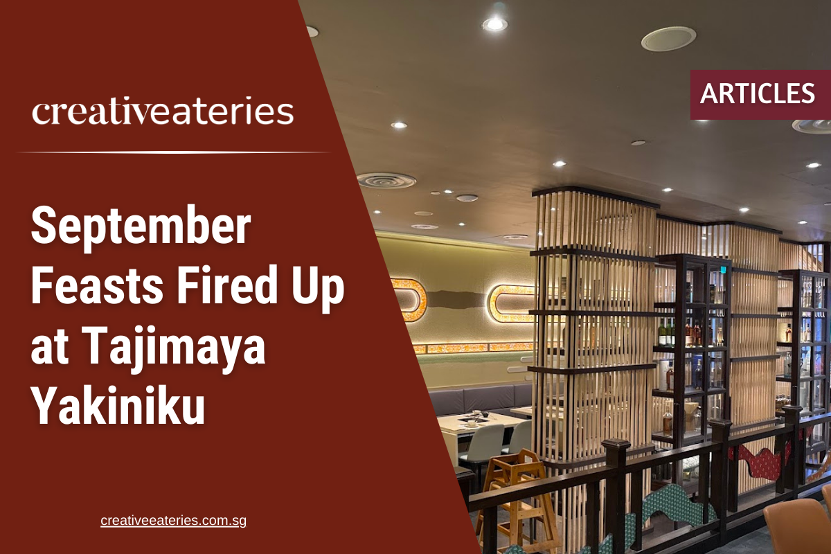 September Feasts Fired Up at Tajimaya Yakiniku