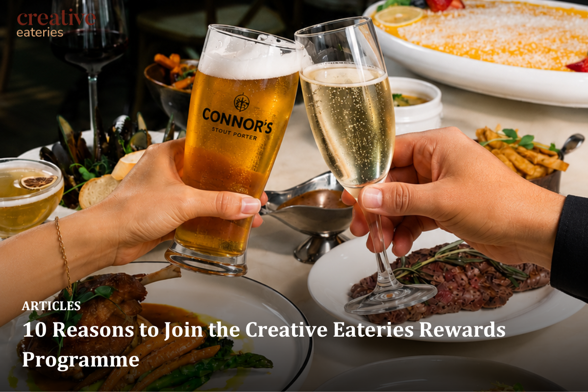 10 Reasons to Join the Creative Eateries Rewards Programme