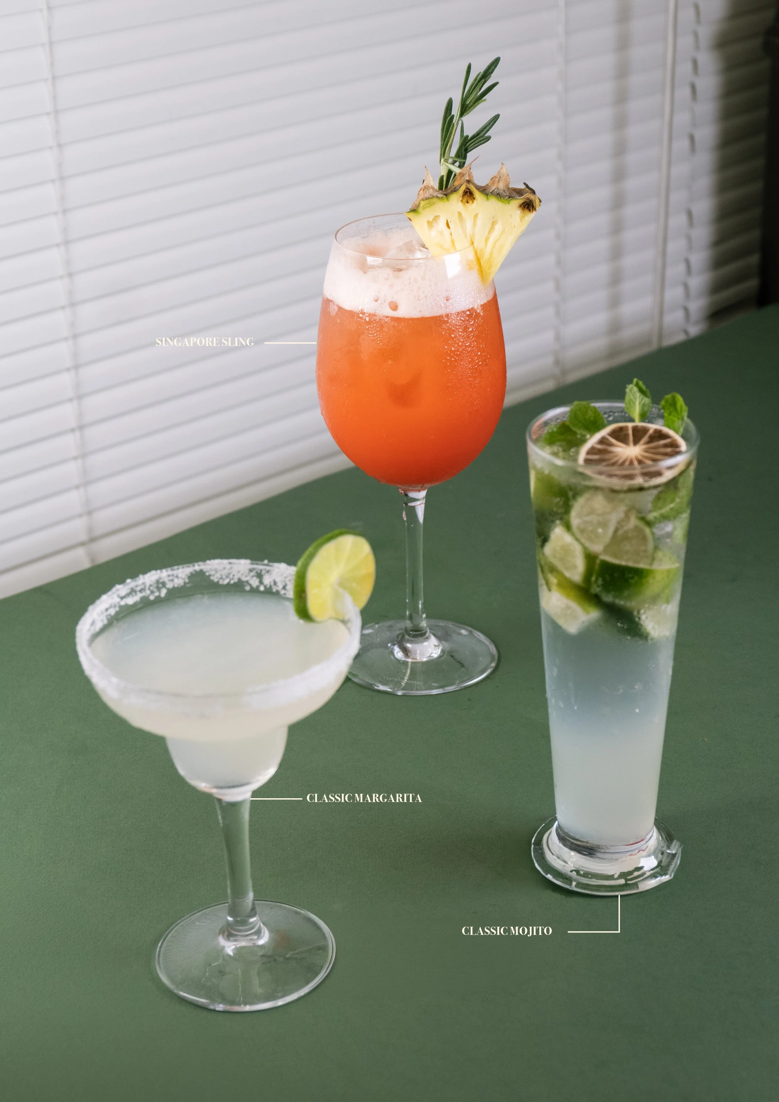 Alcoholic Beverages Menu