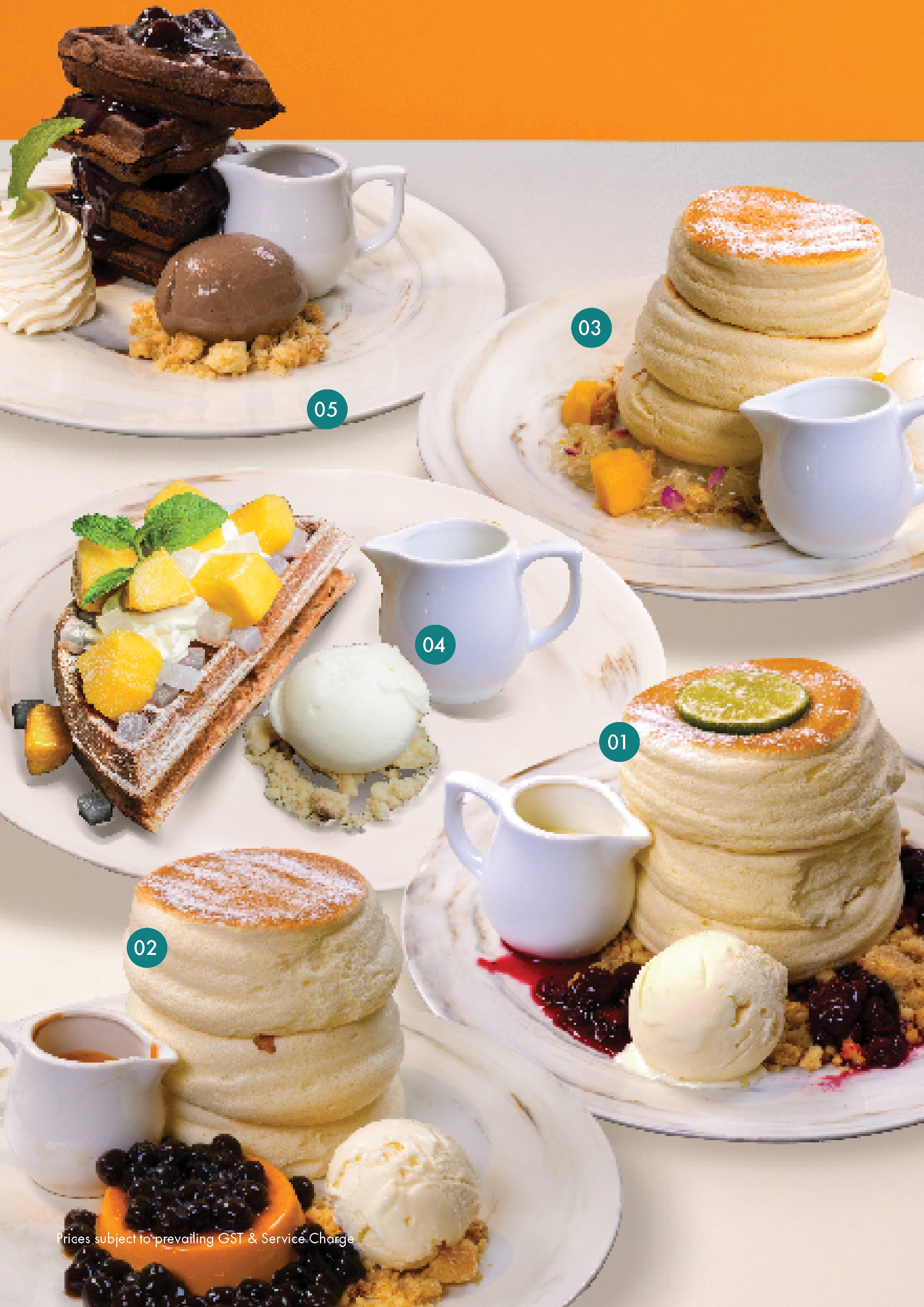 Souffle Pancake Background
