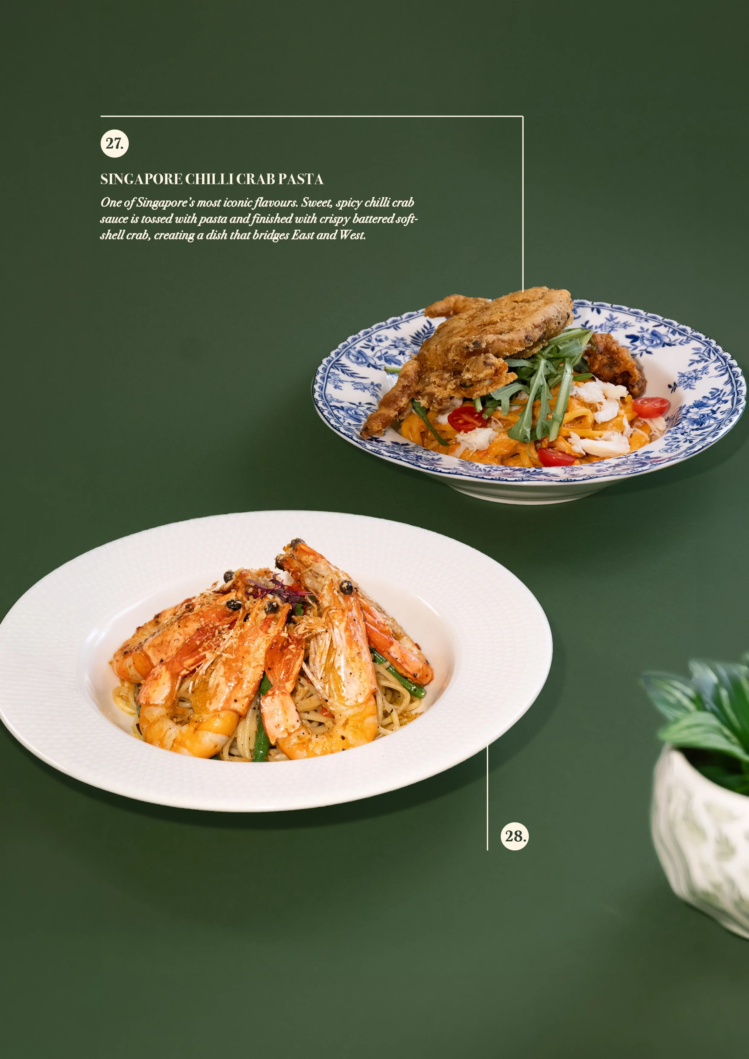 Pasta Menu