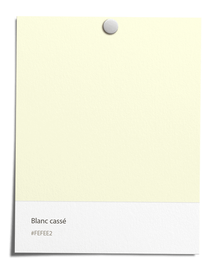 Blanc cassé [#FEFEE2]