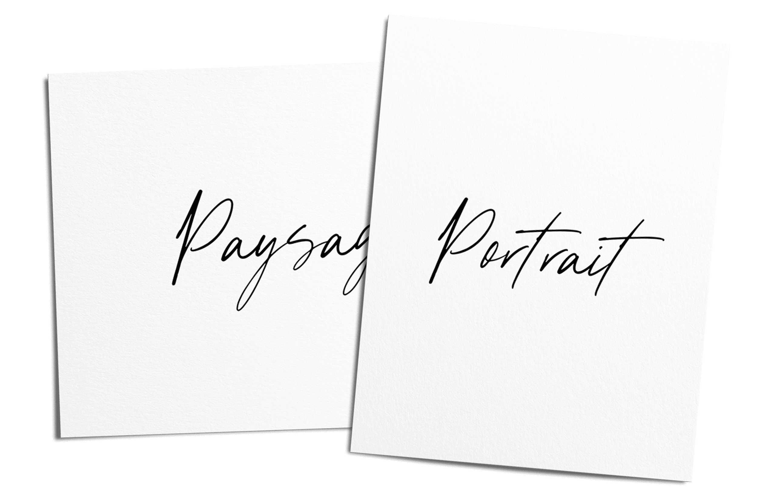 Mockup - photographies (format)