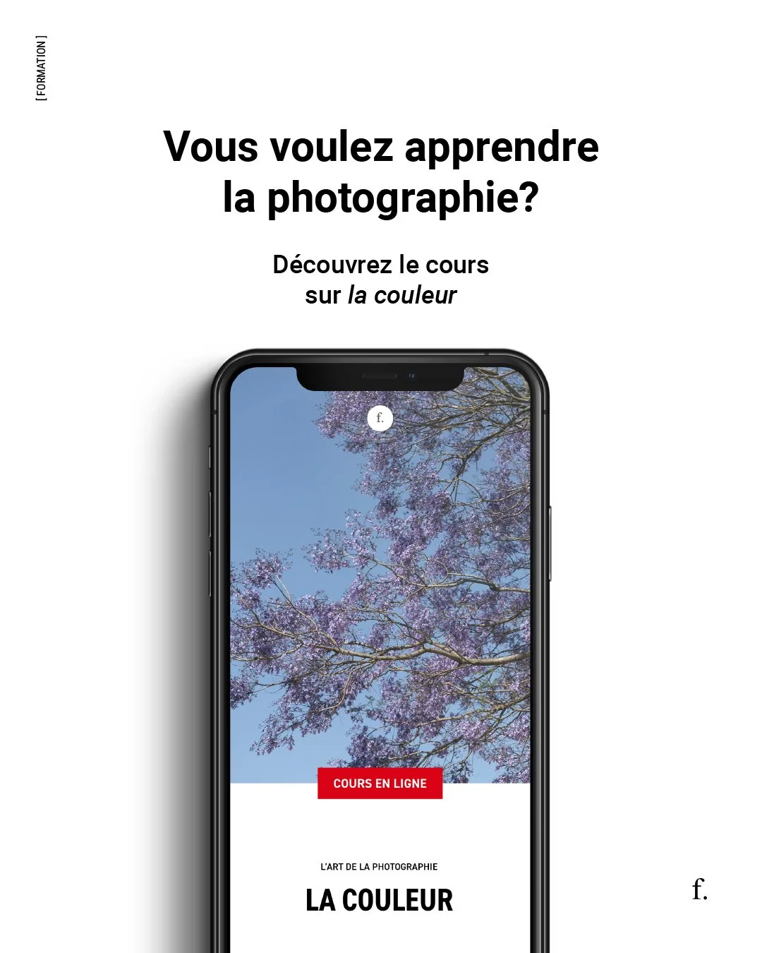 [ FORMATION&nbsp;]

Envie de progresser en photographie? Je suis heureux de vous annoncer le lancement d&rsquo;une nouvelle s&eacute;rie de cours d&eacute;di&eacute;e aux photographes d&eacute;butants et amateurs! 

D&eacute;couvrez le cours sur la c