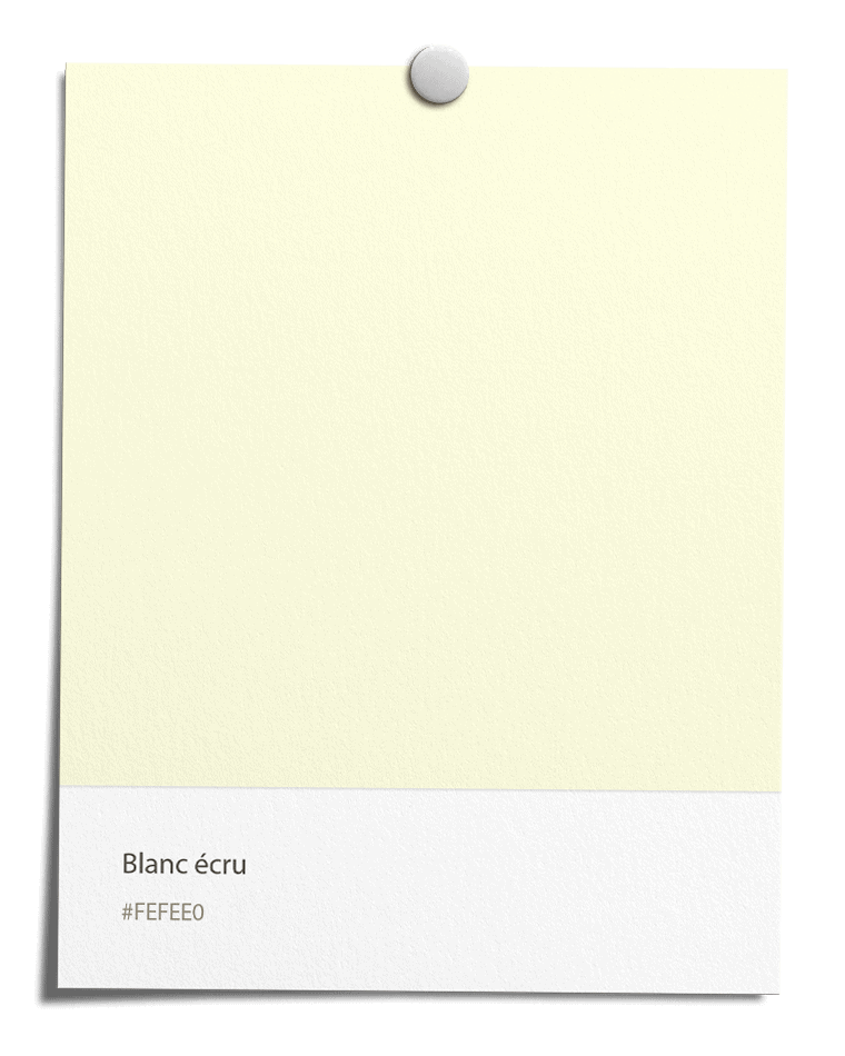 Blanc écru [#FEFEE0]