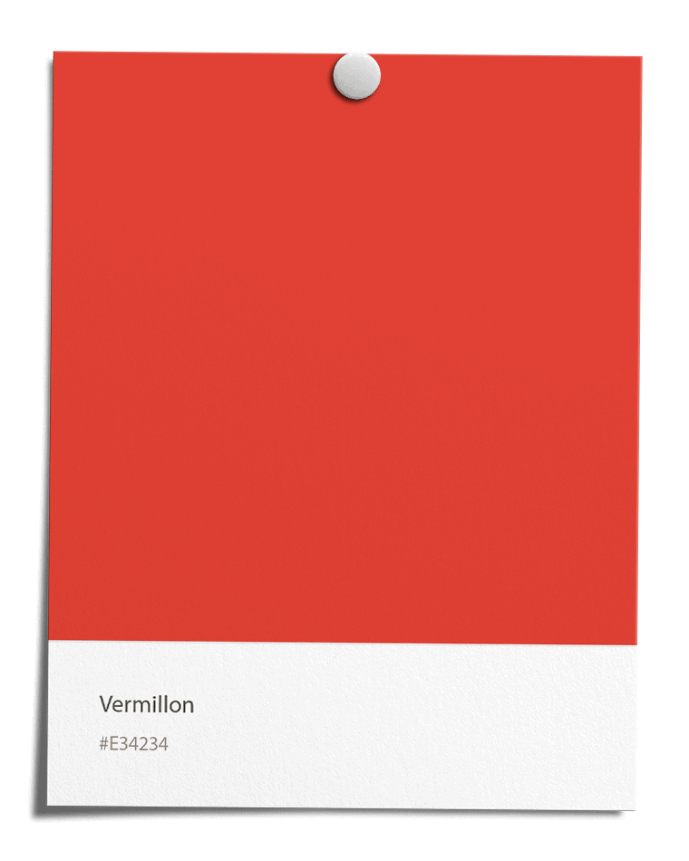 Vermillon [#E34234]