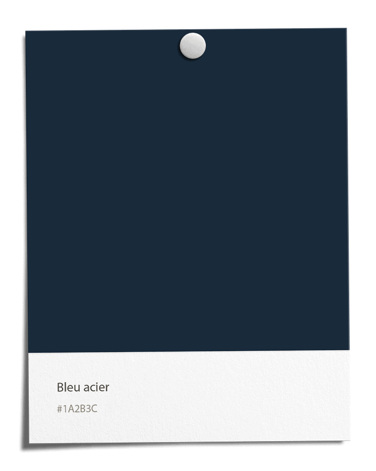 Bleu acier [#1A2B3C]