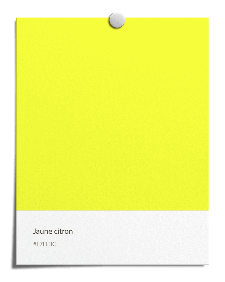 Jaune citron [#F7FF3C]
