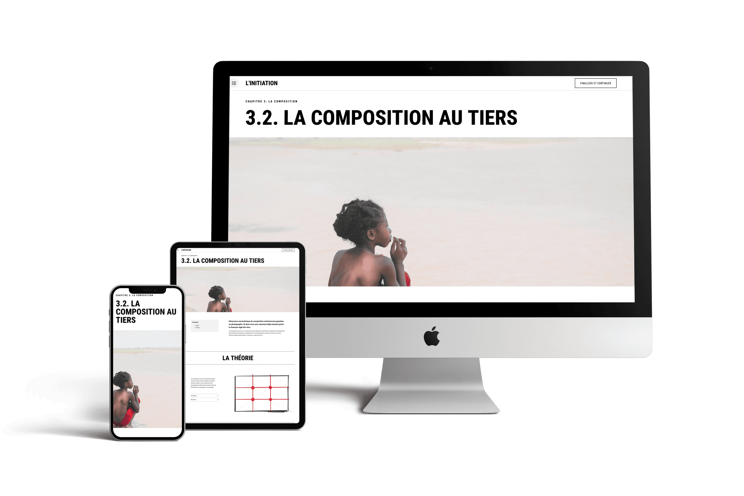 Mockup - formation (initiation à la photographie)