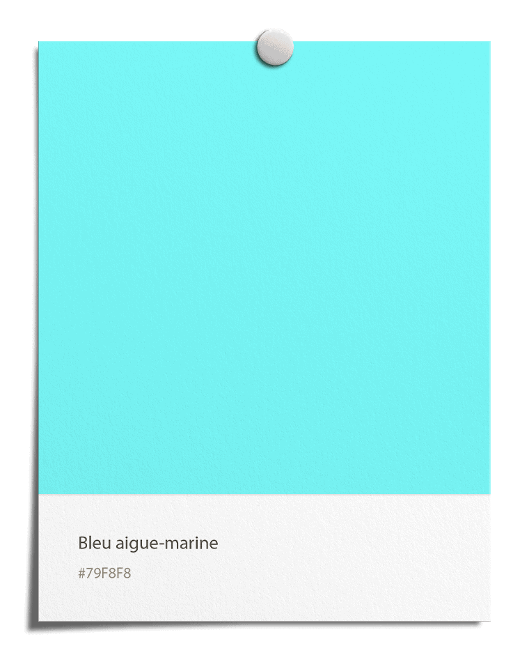 Bleu aigue-marine [#79F8F8]