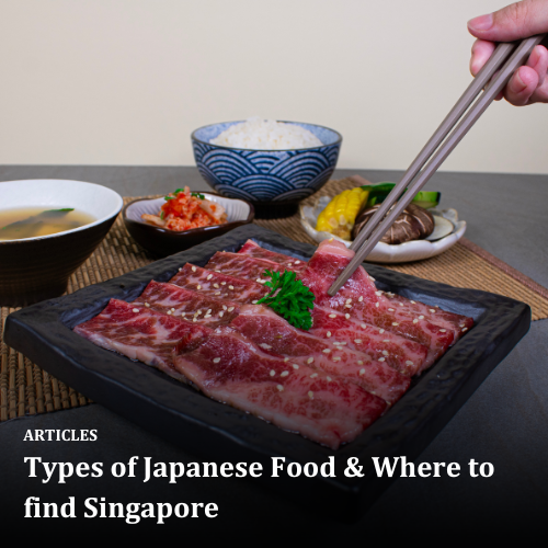 Types of Japanese Food &amp; Where to find Singapore