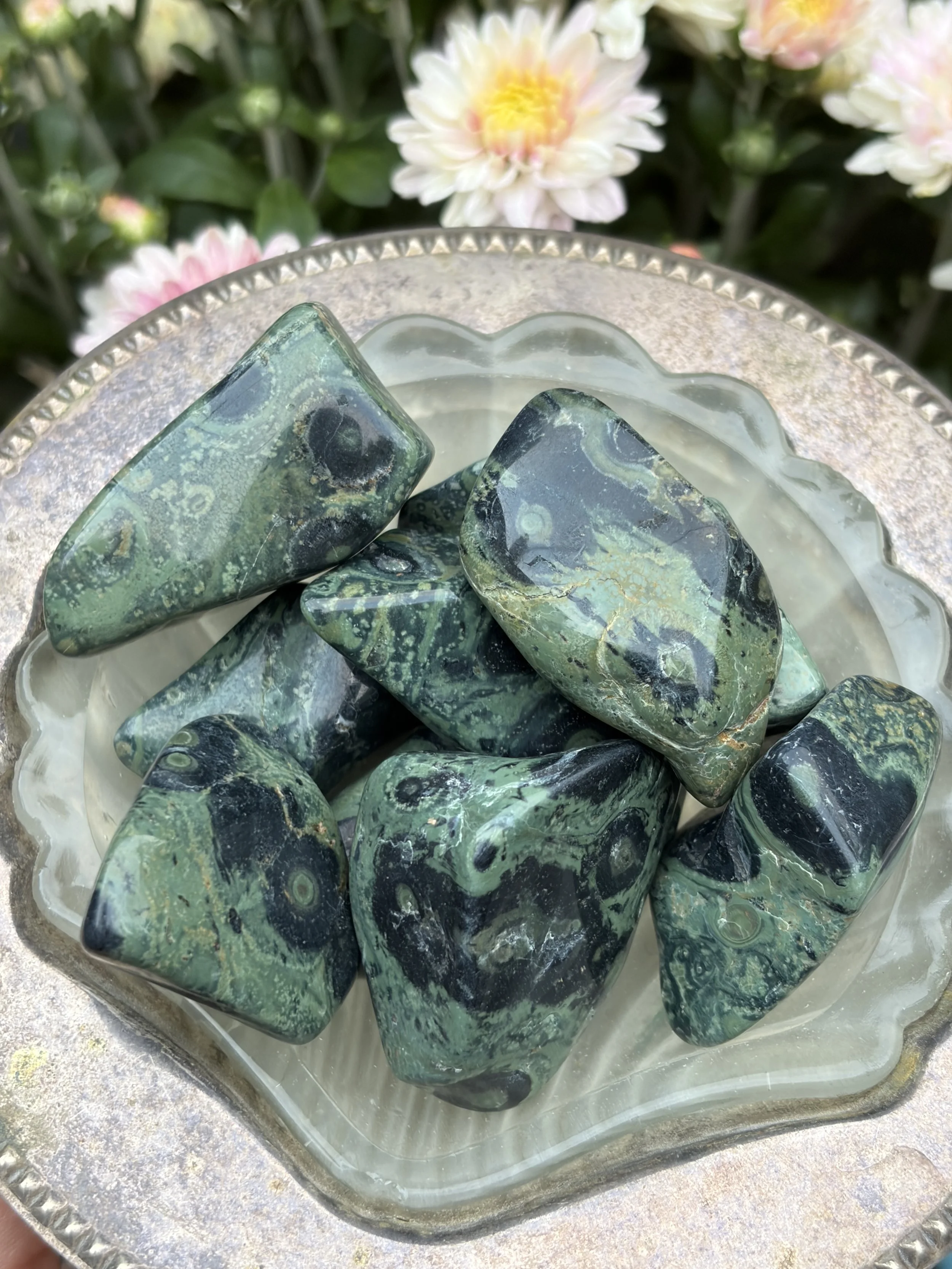 Kambaba Jasper (Crocodile Jasper) Tumblestone – Madagascar