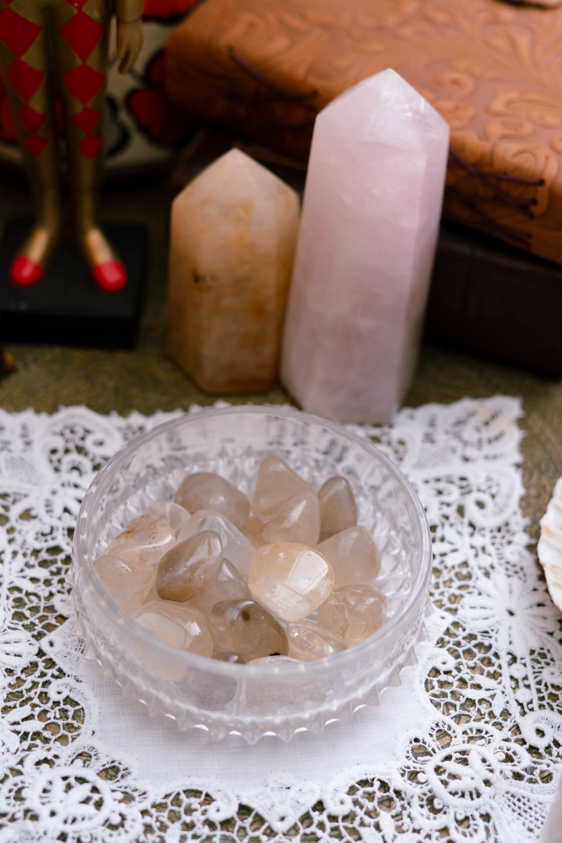 Smoky Citrine Tumblestones — Madagascar