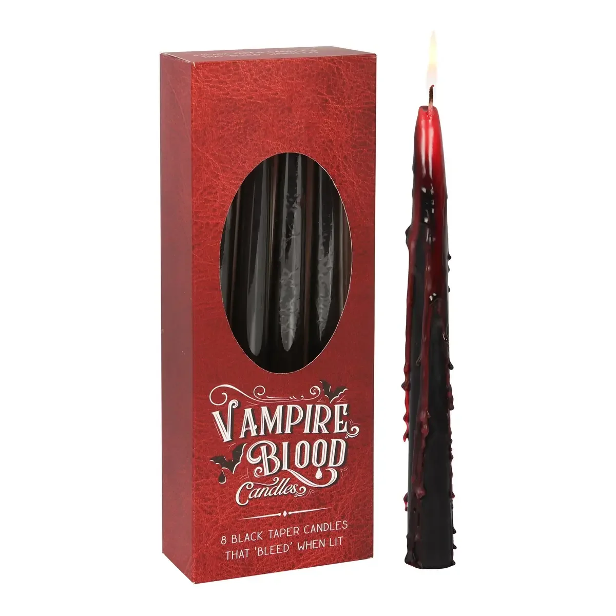 Vampire Blood Halloween Taper Candles